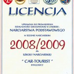 Licencja Stowarzyszenia Instruktorów i Trenerów Narciarstwa Polskiego Związku Narciarskiego 2008/2009