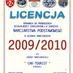 Licencja Stowarzyszenia Instruktorów i Trenerów Narciarstwa Polskiego Związku Narciarskiego 2009/2010