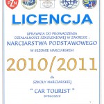 Licencja Stowarzyszenia Instruktorów i Trenerów Narciarstwa Polskiego Związku Narciarskiego 2010/2011